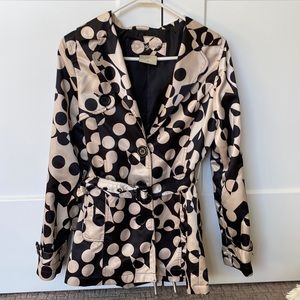 Black and cream jacket